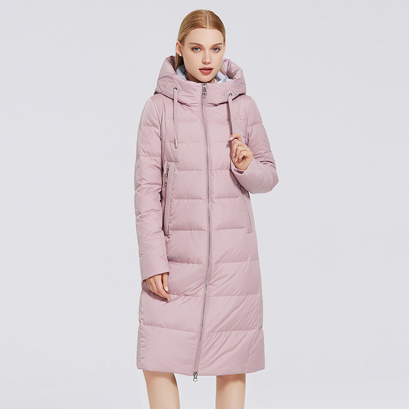 Windproof Zipped Stand Collar Cotton-padded Jacket