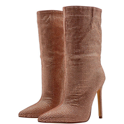 Luxury Women’s Heeled Boots – Elegant & Timeless Design