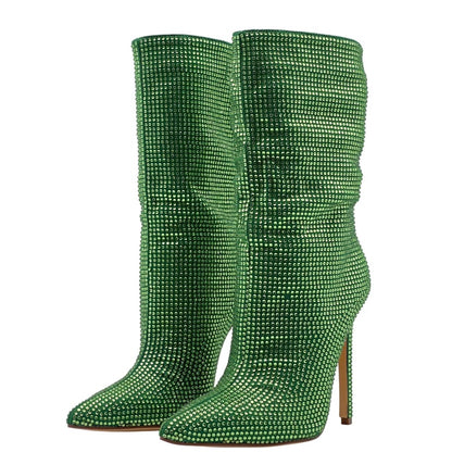 Luxury Women’s Heeled Boots – Elegant & Timeless Design