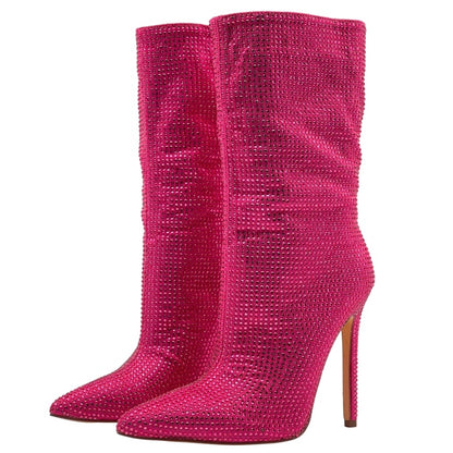 Luxury Women’s Heeled Boots – Elegant & Timeless Design