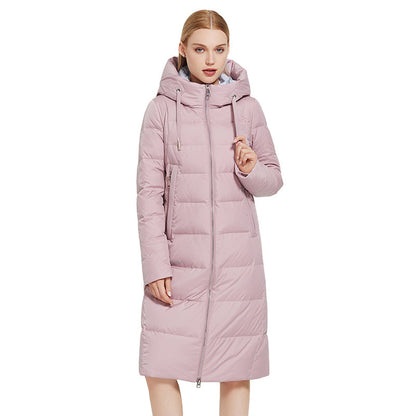 Windproof Zipped Stand Collar Cotton-padded Jacket