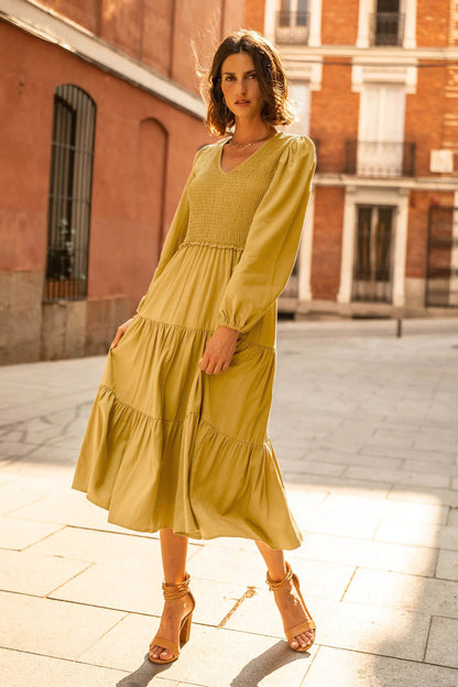 Women's Fashion Casual Long Sleeve Dress