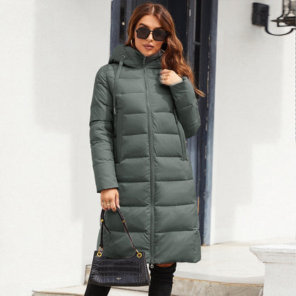 Windproof Zipped Stand Collar Cotton-padded Jacket