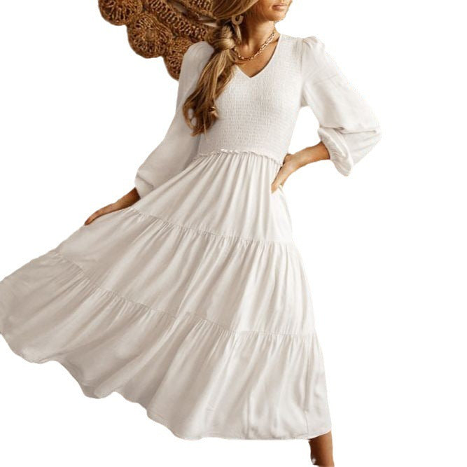 Women's Fashion Casual Long Sleeve Dress